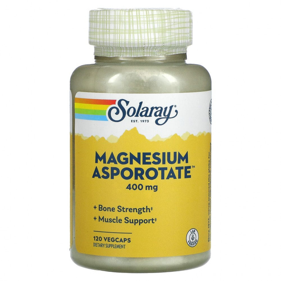   Solaray, Magnesium Asporotate, , 200 , 120     -     , -,   