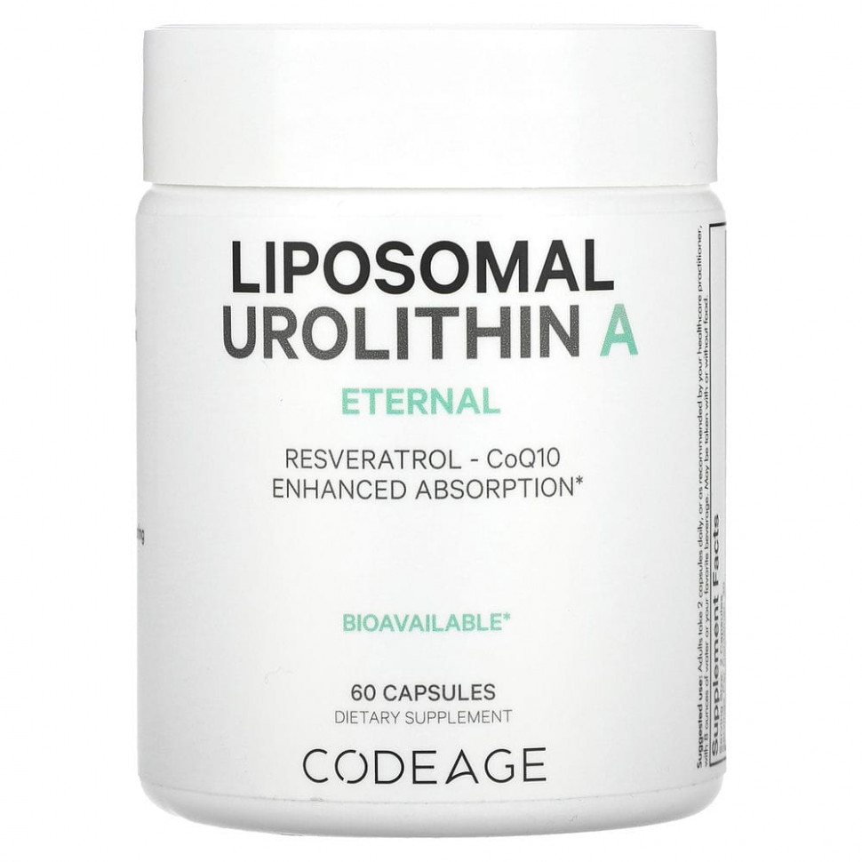   Codeage, Liposomal Urolithin A, Eternal, 60    -     , -,   