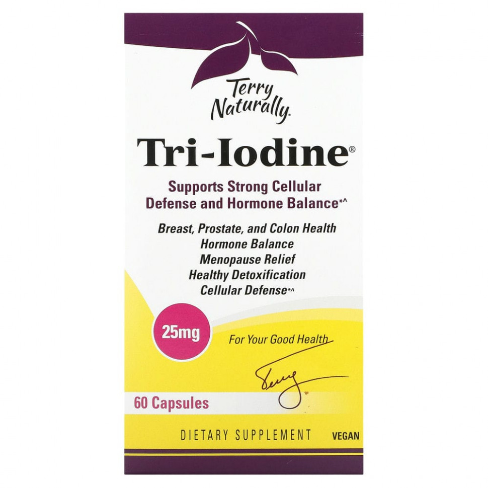   Terry Naturally, Tri-Iodine, 25 , 60    -     , -,   