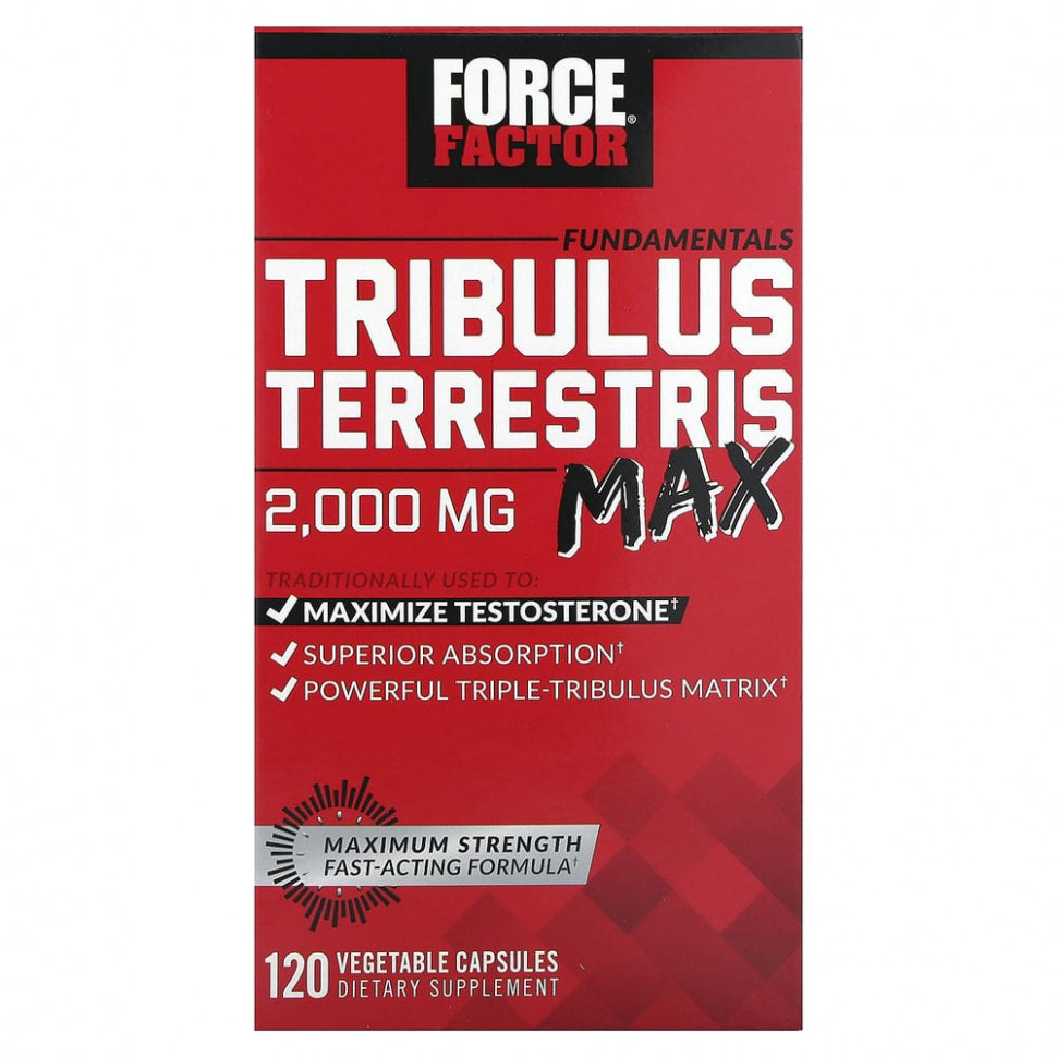   Force Factor, Fundamentals, Tribulus Terrestris Max, 500 , 120     -     , -,   