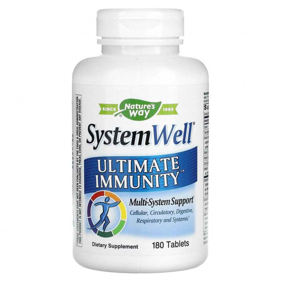   Nature's Way, System Well, Ultimate Immunity, 180    -     , -,   