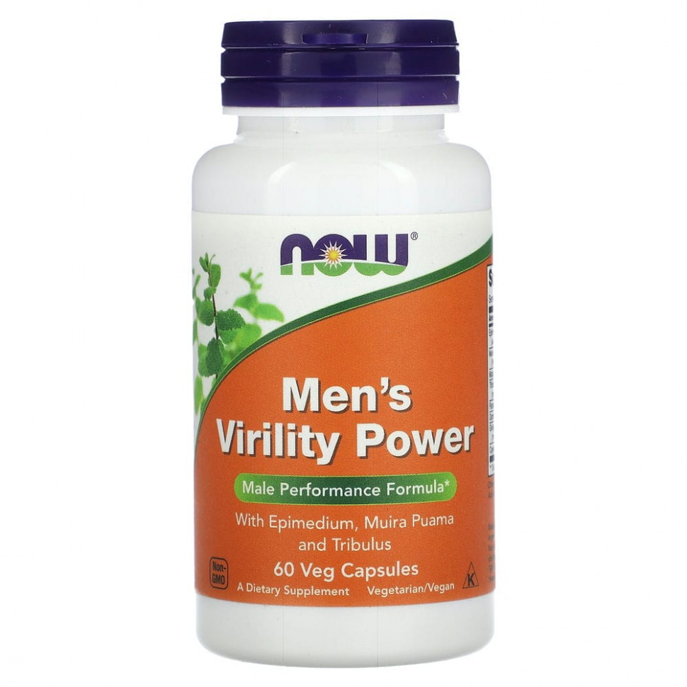   NOW Foods, Men's Virility Power, 60     -     , -,   