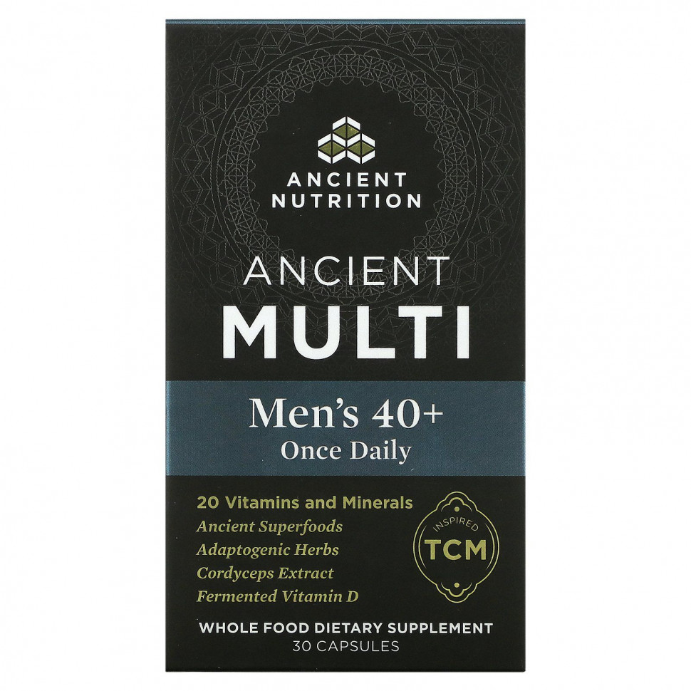   Dr. Axe / Ancient Nutrition, Ancient Multi,    40 , 1   , 30    -     , -,   