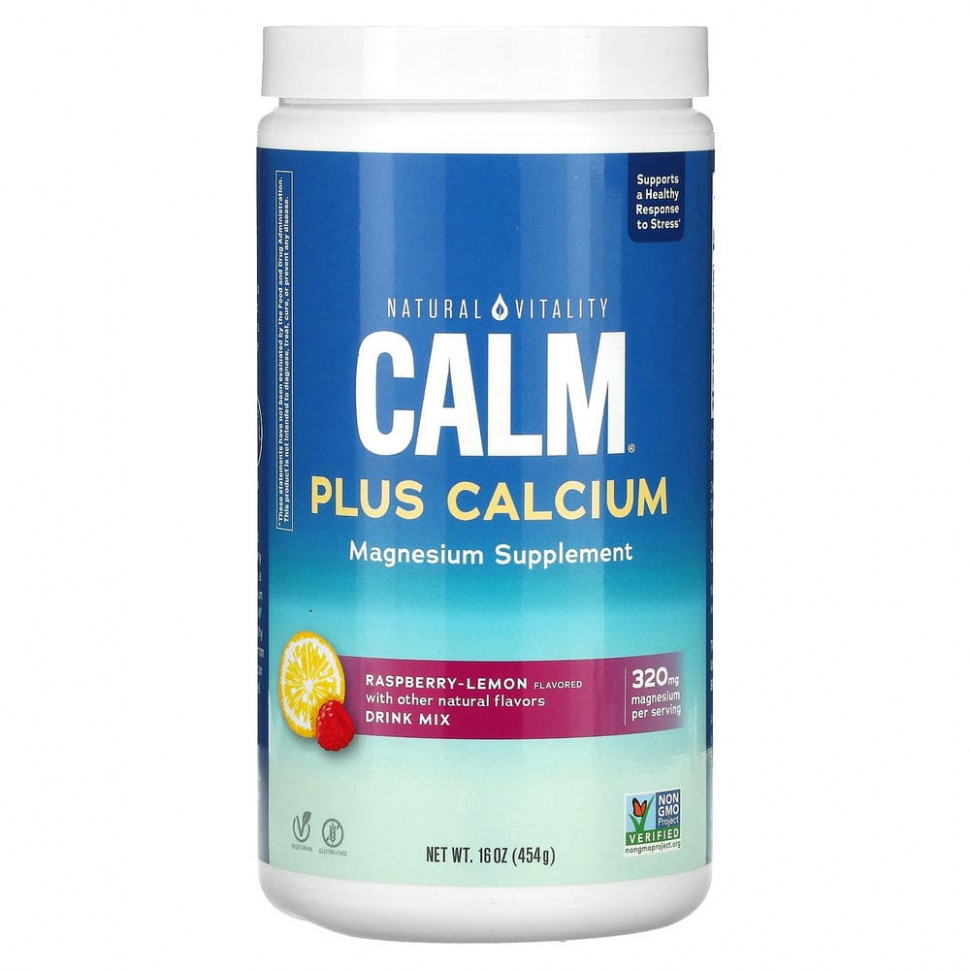   Natural Vitality, Natural Calm Plus Calcium     , 454  (16 )   -     , -,   
