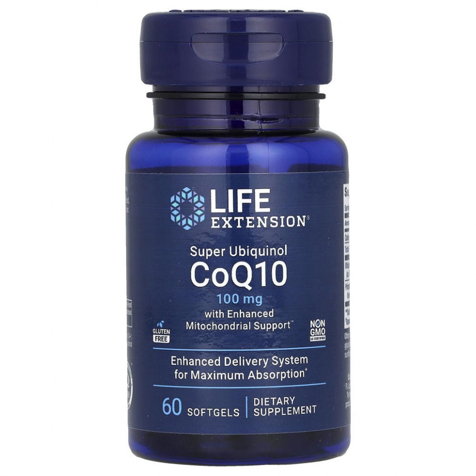   Life Extension,   Q10    , 100 , 60     -     , -,   