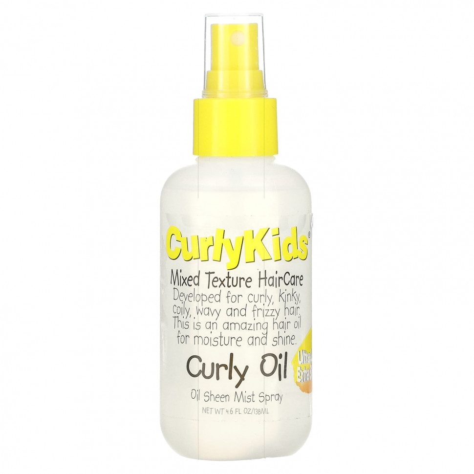   CurlyKids, Curly Oil Sheen Mist, , 138  (4,6 . )   -     , -,   