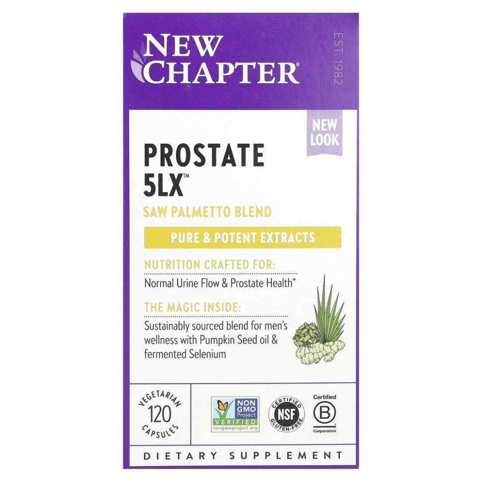   New Chapter, Prostate 5LX, 120     -     , -,   