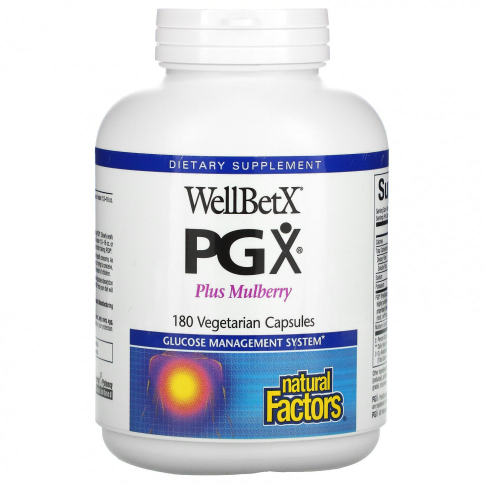   Natural Factors, WellBetX PGX,  , 180     -     , -,   