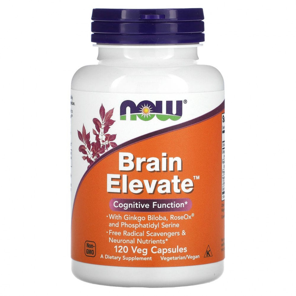   NOW Foods, Brain Elevate,   , 120     -     , -,   