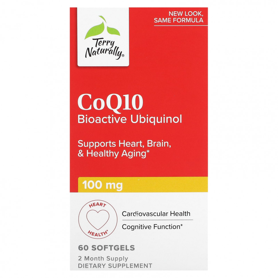   Terry Naturally, CoQ10,  , 100 , 60     -     , -,   