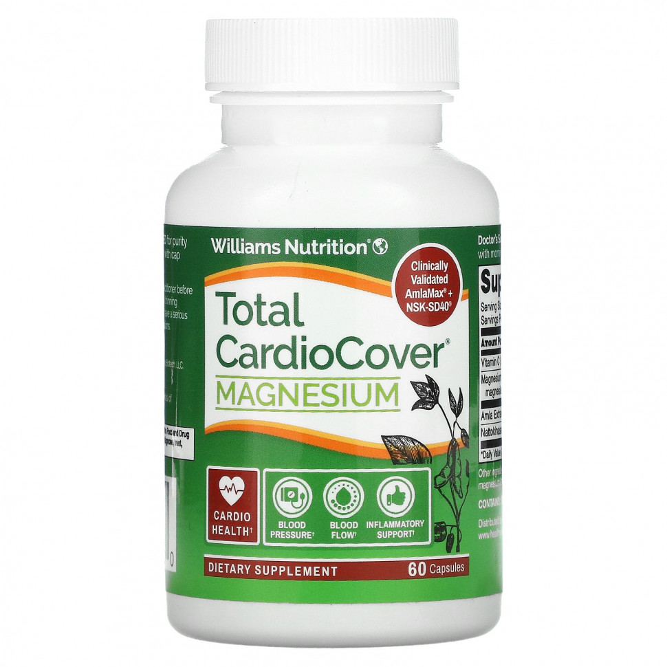   Williams Nutrition, Total Cardio Cover + , 60    -     , -,   