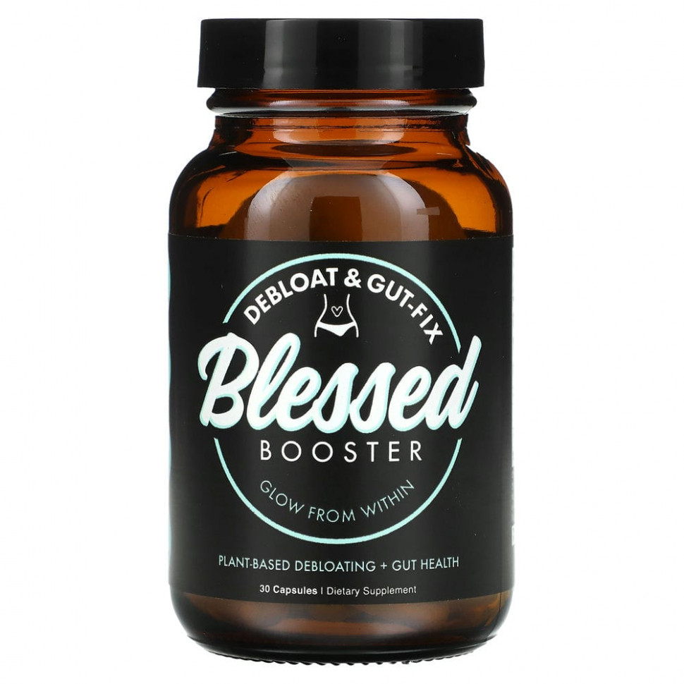   Blessed, Debloat & Gut-Fix Booster, 30    -     , -,   