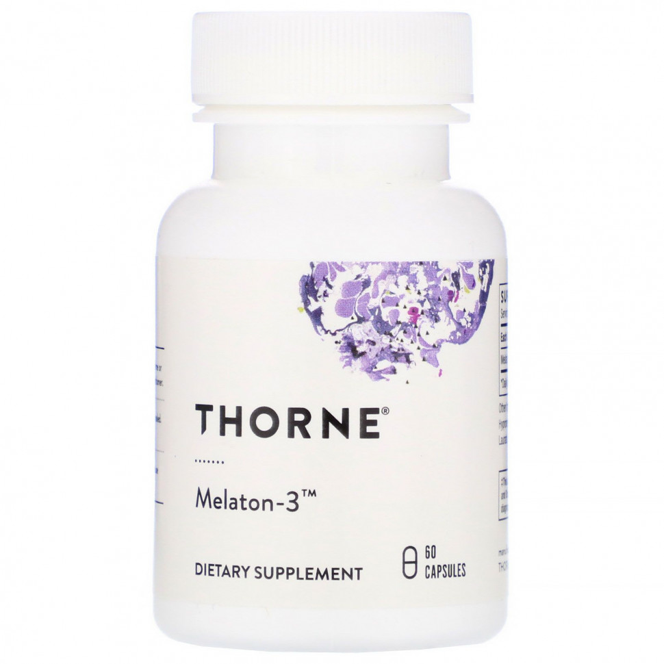   Thorne Research, Melaton-3, 60    -     , -,   