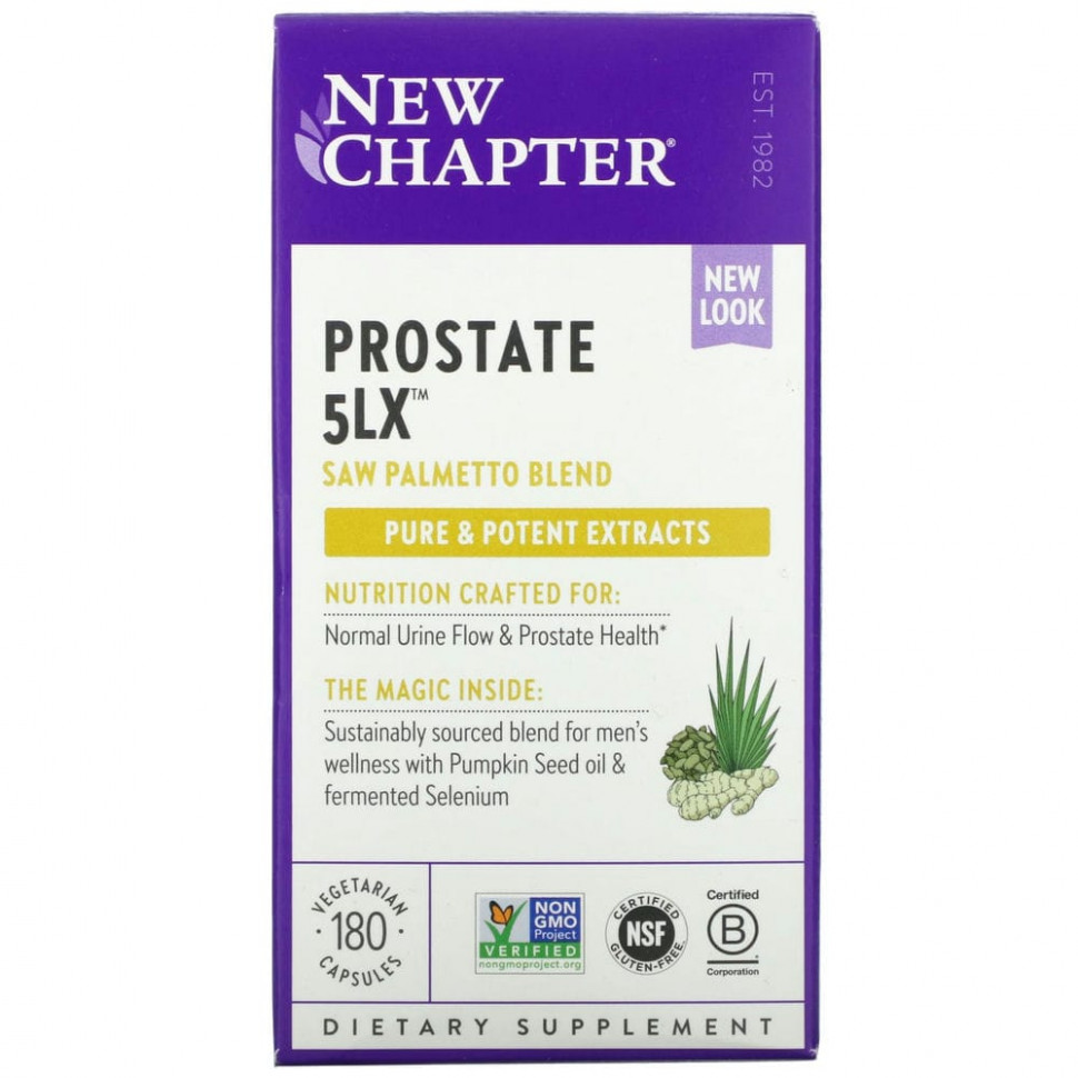   New Chapter, Prostate 5LX, 180     -     , -,   