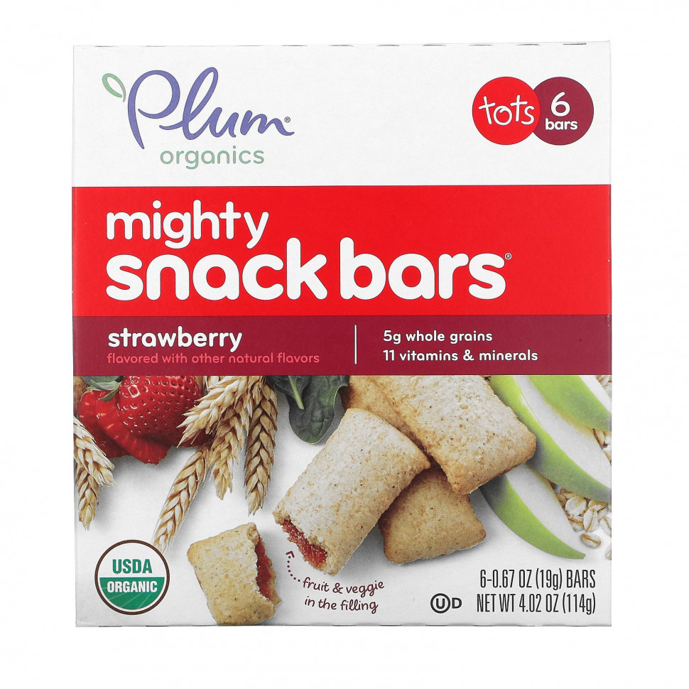   Plum Organics, Mighty Snack Bars,  ,  , 6   19  (0,67 )   -     , -,   