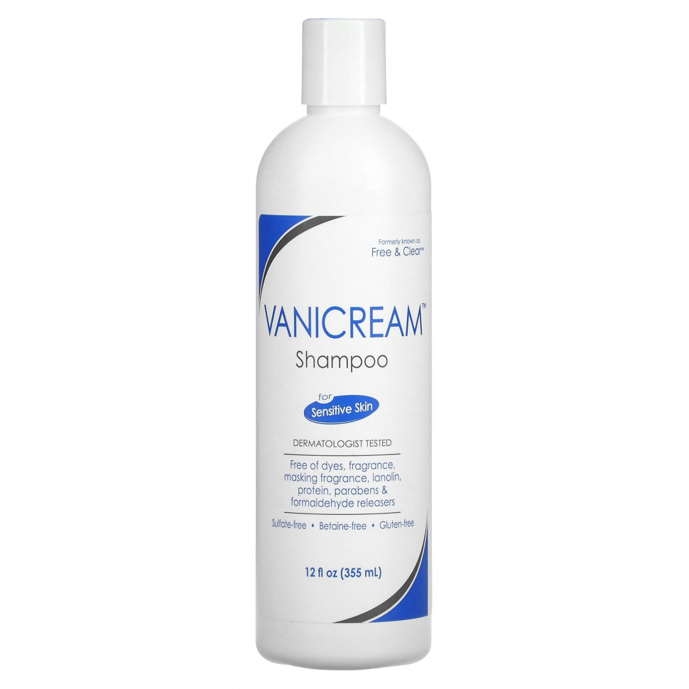   Vanicream, Shampoo For Sensitive Skin, 12 fl oz (355 ml)   -     , -,   