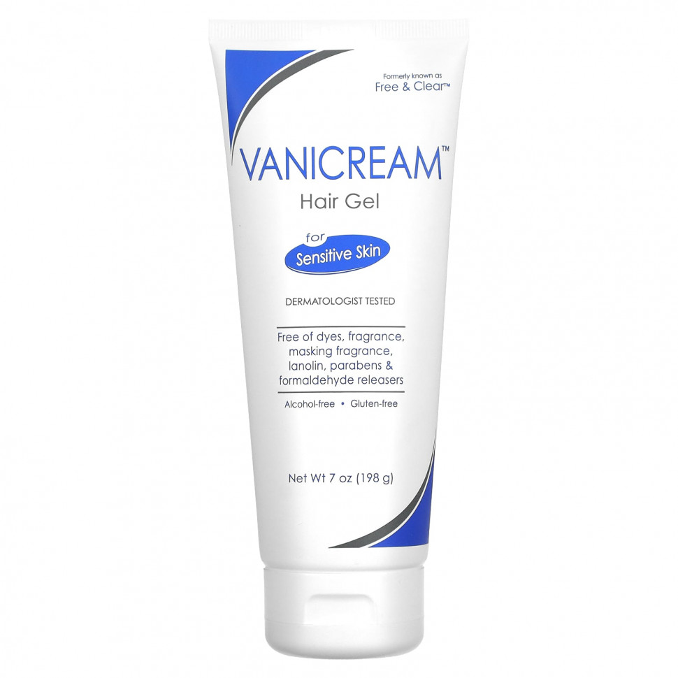  Vanicream, Hair Gel, For Sensitive Skin, 7 oz. (198 g)   -     , -,   