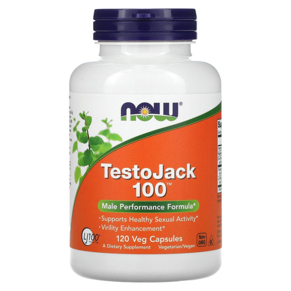  NOW Foods, TestoJack 100, 120    IHerb ()