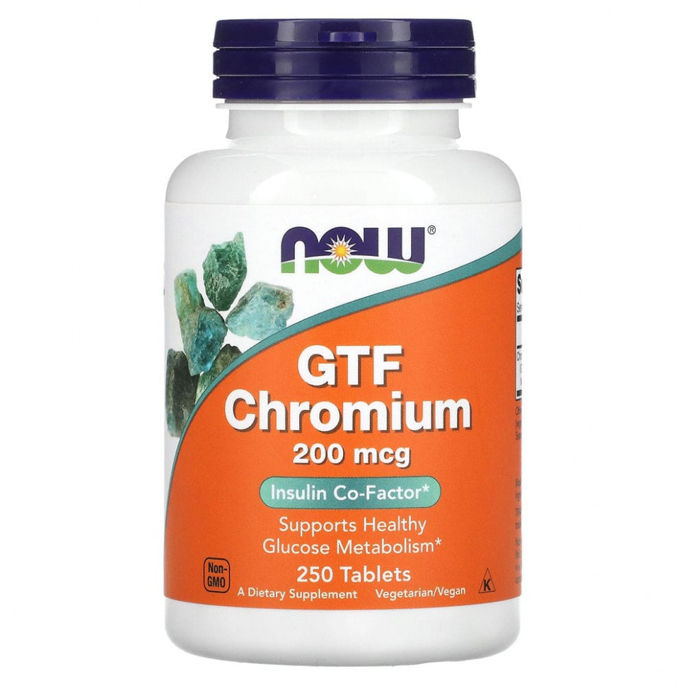   NOW Foods, GTF Chromium, 200 , 250    -     , -,   