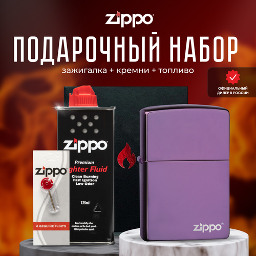    ZIPPO   (   Zippo 24747ZL Classic High Polish Purple Logo +  +  125  )  -     , -,   