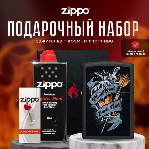    ZIPPO   (   Zippo 48679 Darts Design +  +  125  )  -     , -,   