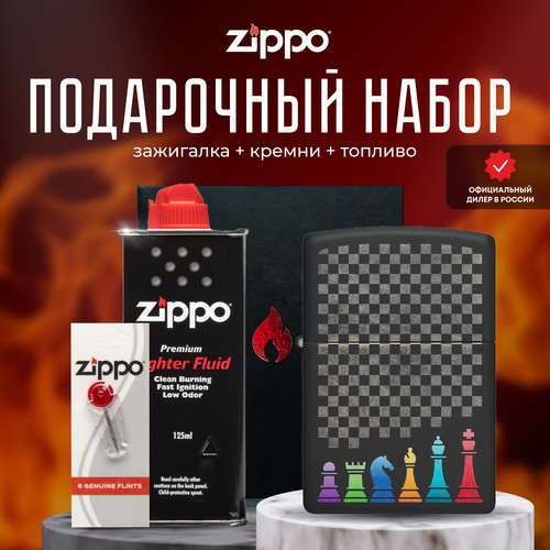    ZIPPO   (   Zippo 48662 Chess Pieces Design +  +  125  )  -     , -,   