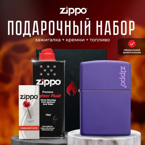   ZIPPO   (   Zippo 237ZL Classic Purple Matte Logo +  +  125  )