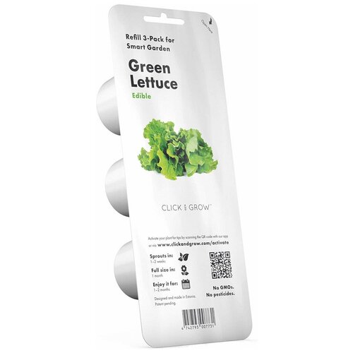        Click and Grow Refill 3-Pack   (Green Lettuce)  -     , -,   