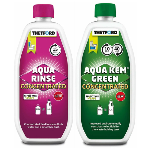   Thetford     Aqua Rinse Concentrated, Aqua Kem Green Concentrated, 0.75 /, 1.5 , 2 .  -     , -,   