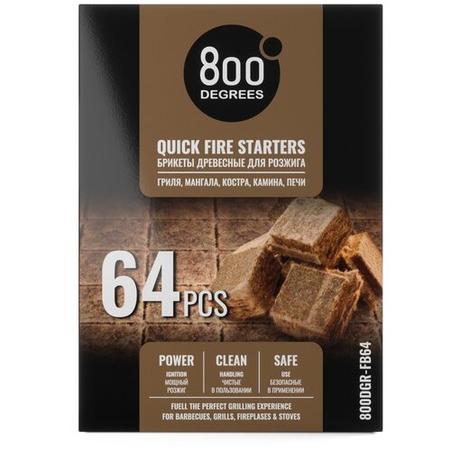      800 Degrees Quick Fire Up Starters  , , , 64   -     , -,   