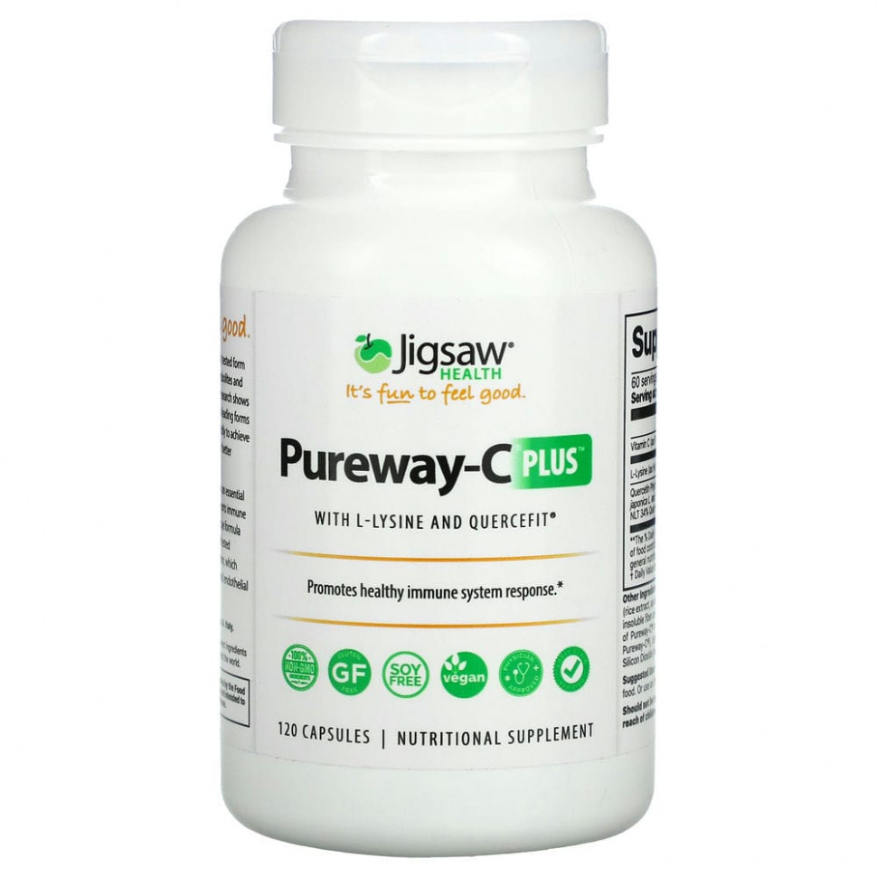  Jigsaw Health, Pureway-C Plus  L-  Quercefit, 120   IHerb ()