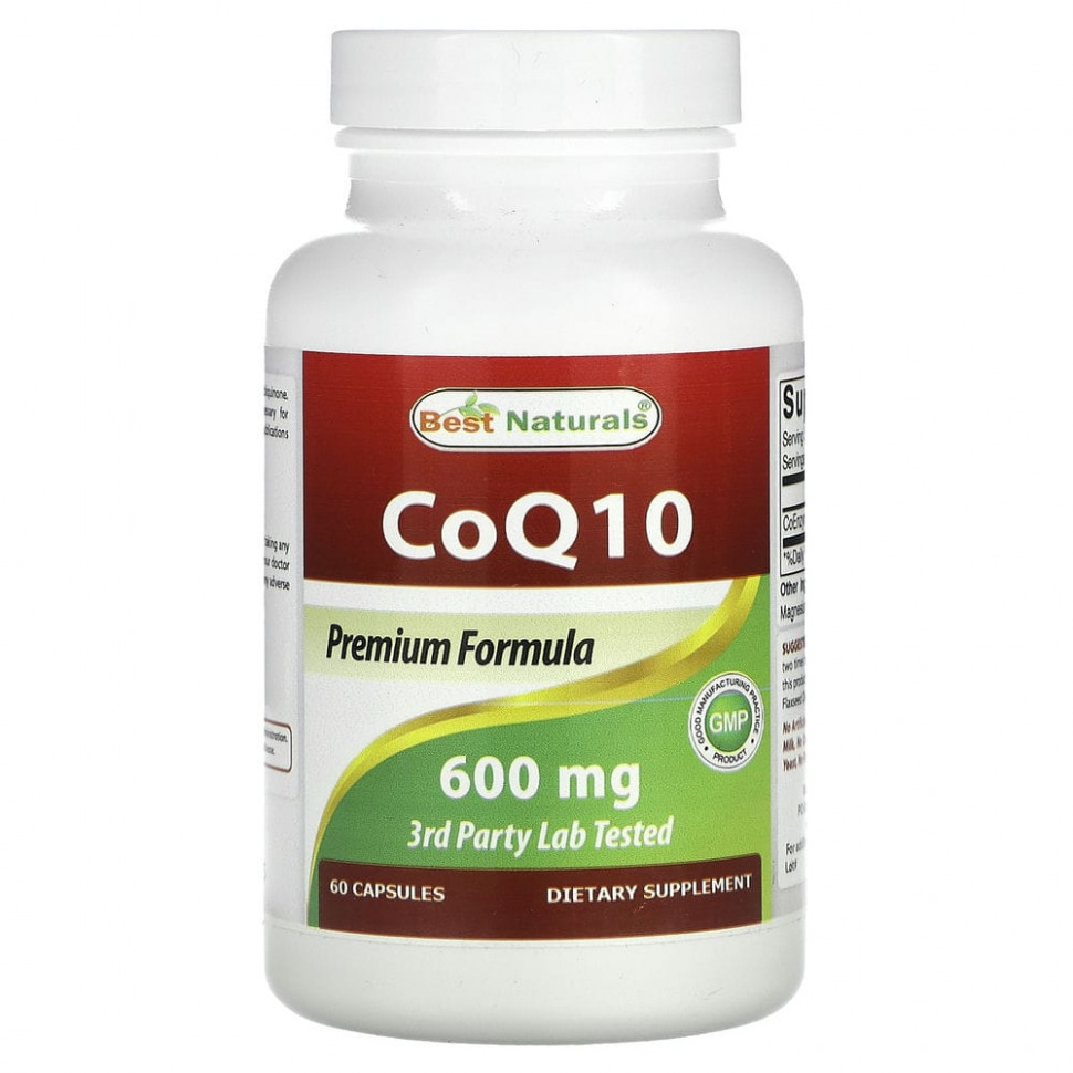   Best Naturals, CoQ10, 600 , 60    -     , -  