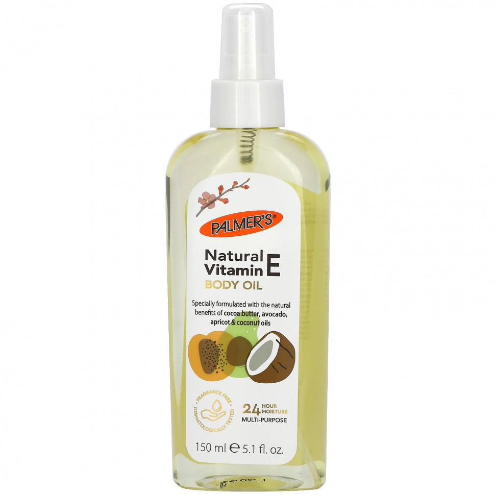   Palmer's, Natural Vitamin E Body Oil, 5.1 fl oz (150 ml)   -     , -  