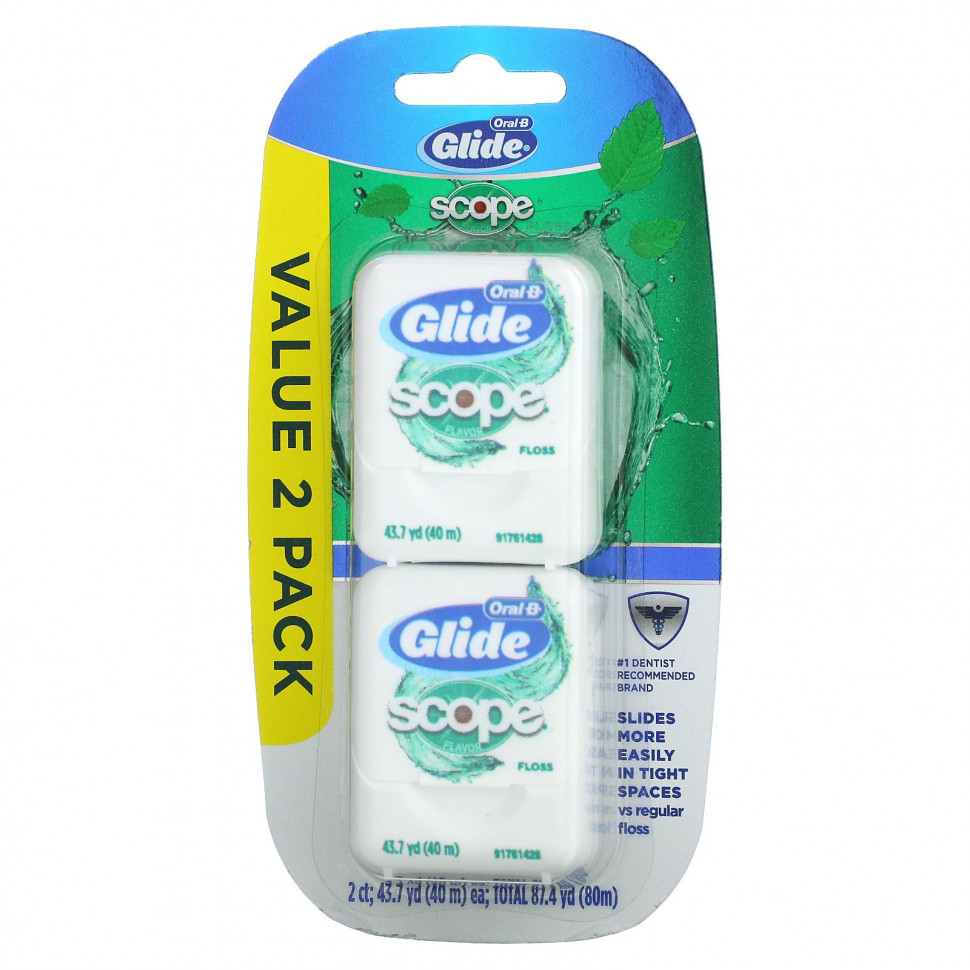   Oral-B, Glide,   , 2 , 40  (43,7 )    -     , -  