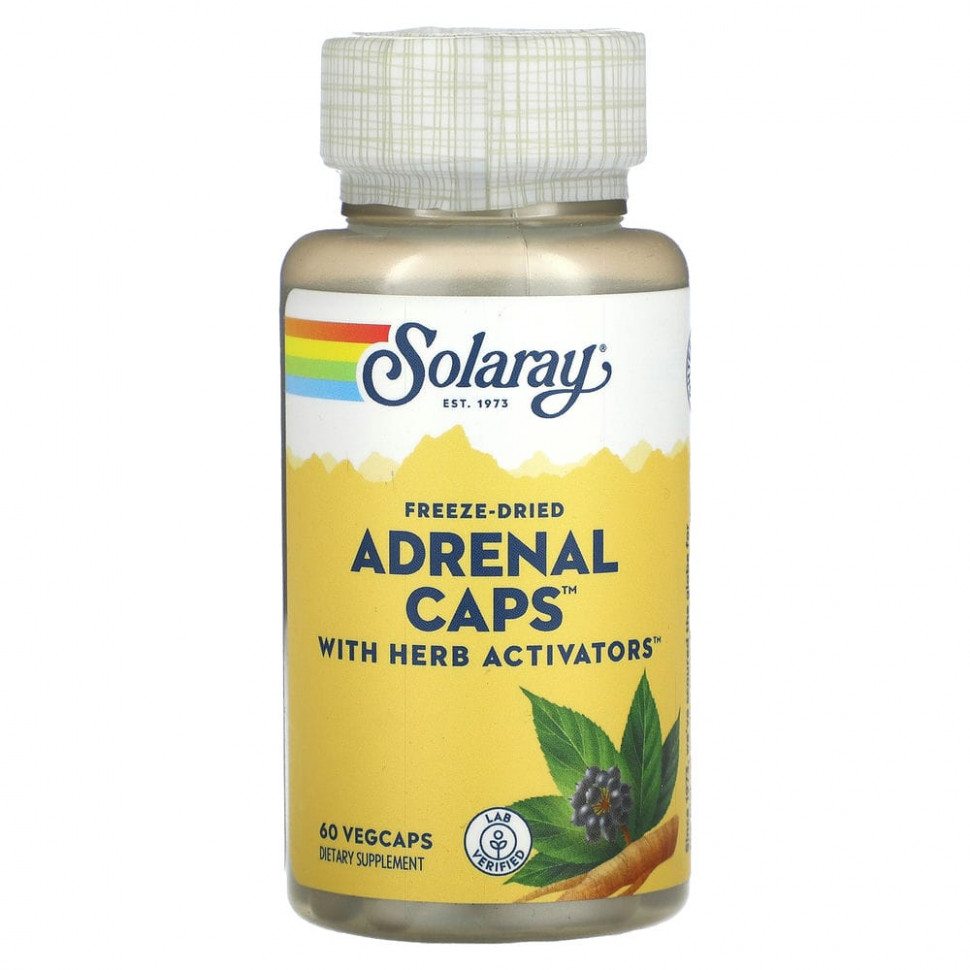   Solaray, Adrenal Caps, 60     -     , -  