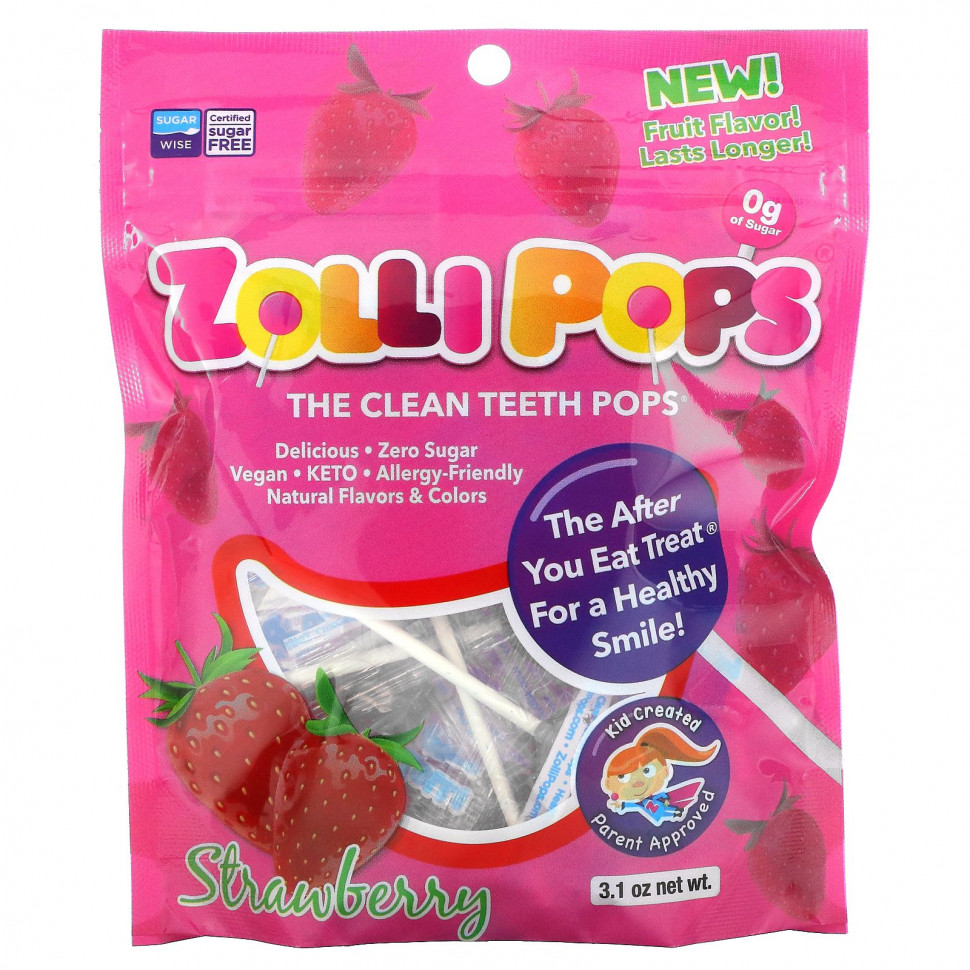   Zollipops, The Clean Teeth Pops, ZolliPops,    , 15 ., 88  (3,1 )   -     , -  