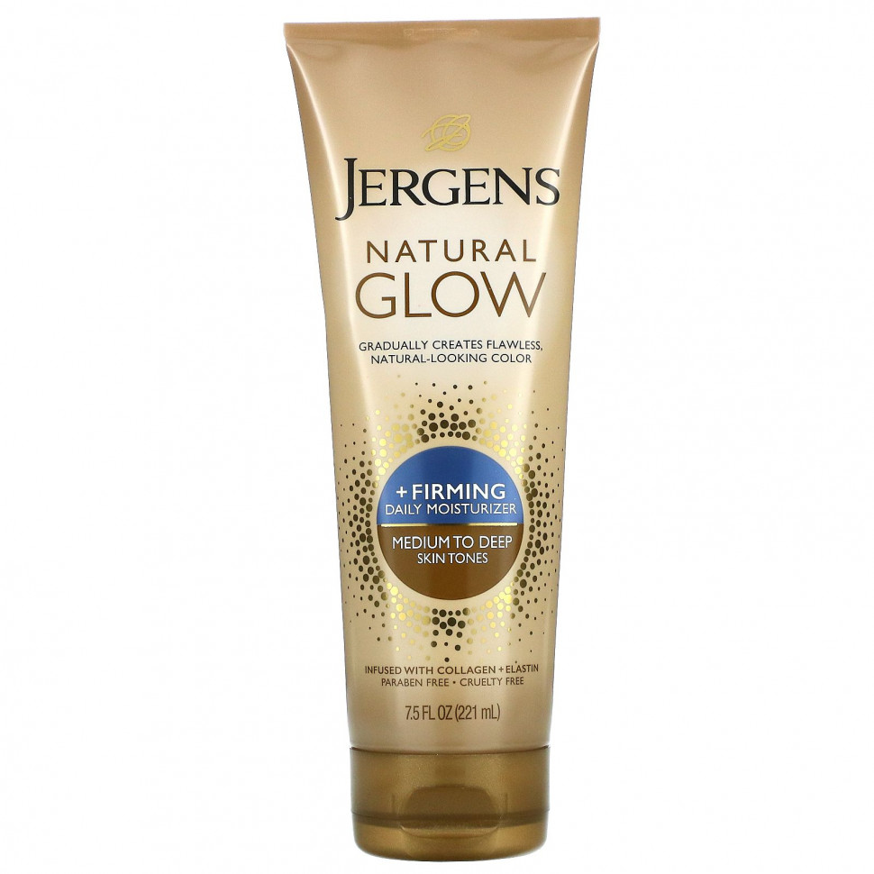   Jergens,    Natural Glow   , Firming Daily Moisturizer,  Medium to Tan (221 )   -     , -  