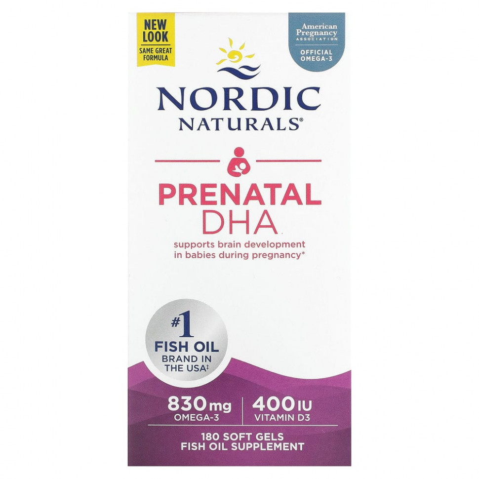   Nordic Naturals, Prenatal DHA,  ,  , 180    -     , -,   