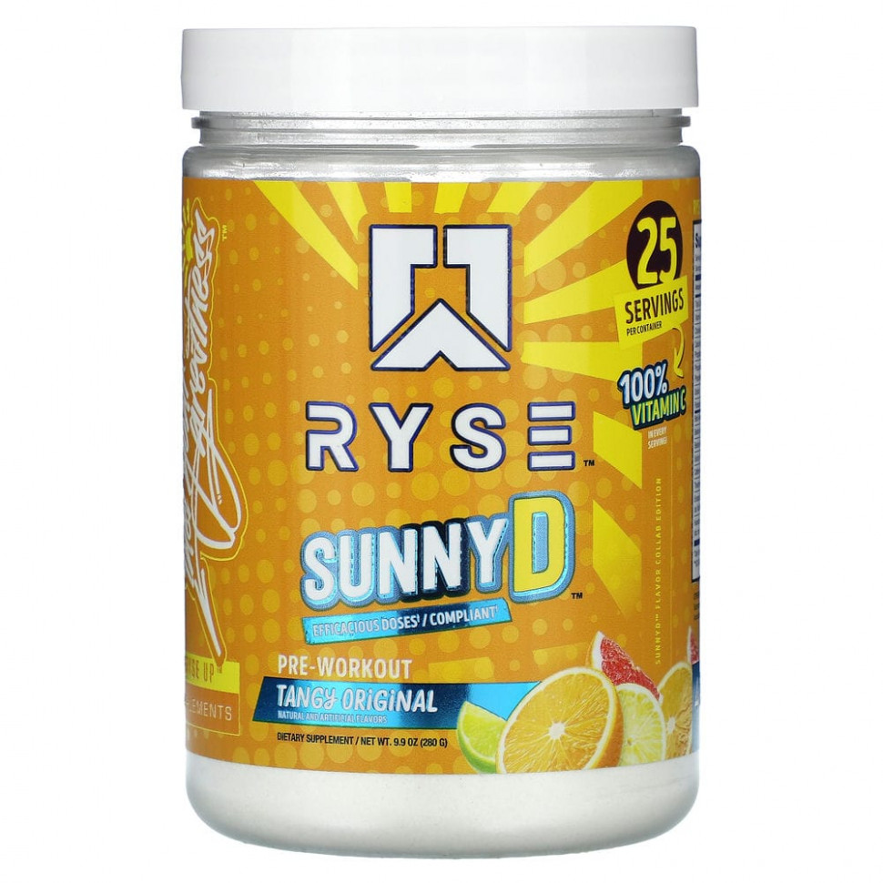   Ryse Supps, Pre-Workout, Sunny D,  , 280  (9,9 )   -     , -  