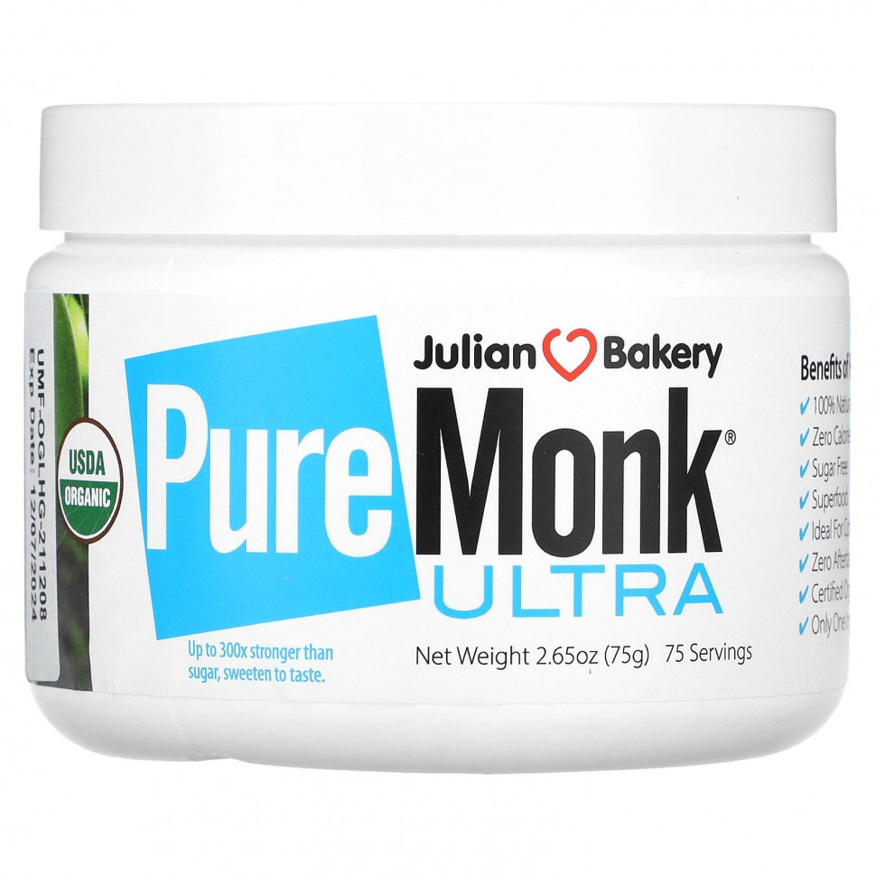  Julian Bakery, Pure Monk Ultra, 75  (2,65 )  IHerb ()