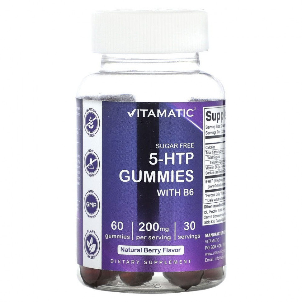   Vitamatic, 5-HTP     B6,  , 100 , 60     -     , -,   