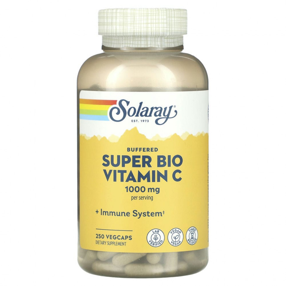   Solaray, Super Bio Vitamin C,  C  , 250     -     , -,   