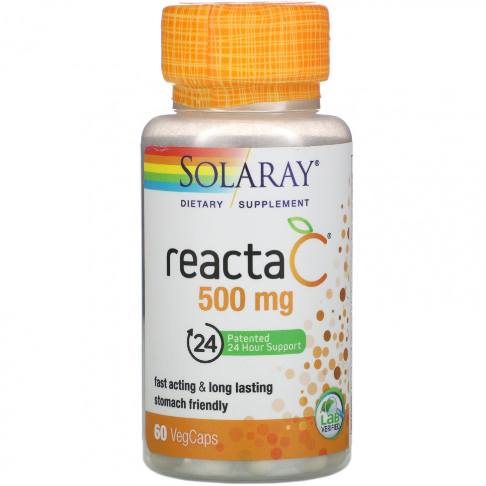   Solaray, Reacta-C, 500 , 60       -     , -,   