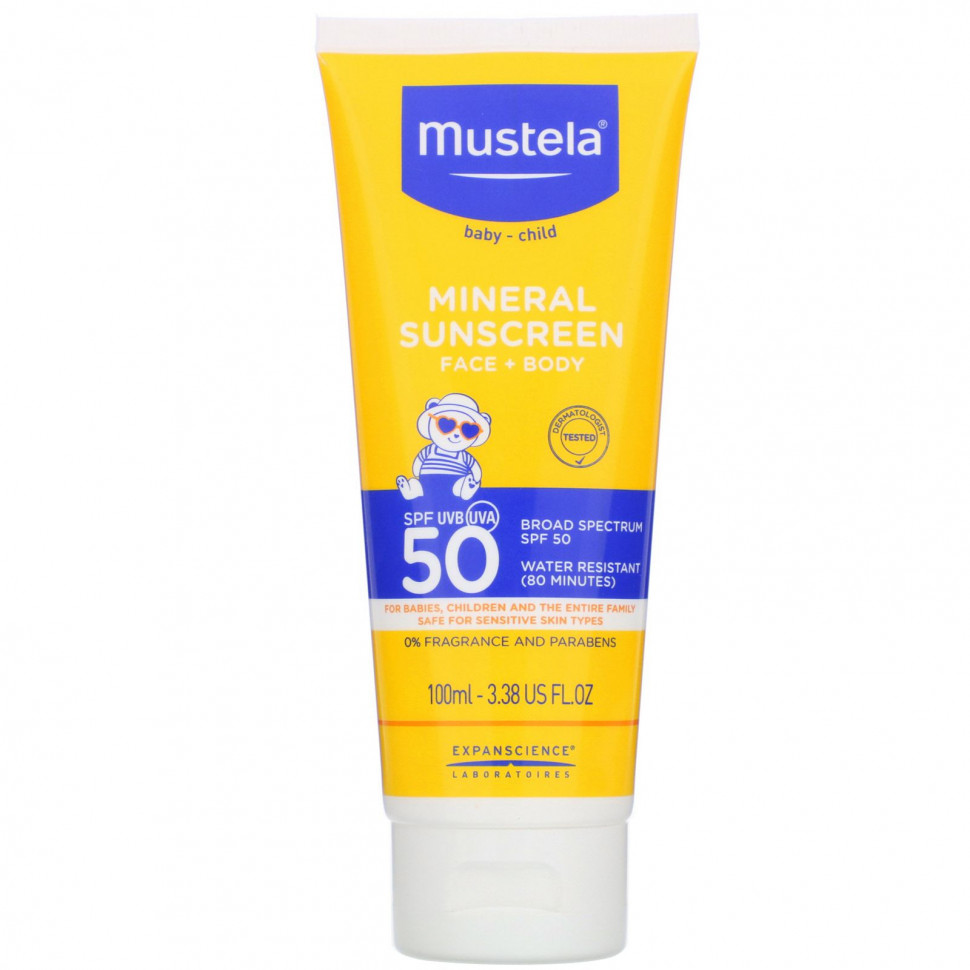   Mustela,     , SPF 50, 100  (3,38 . )   -     , -  