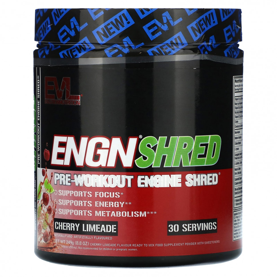   EVLution Nutrition, ENGN Shred,  ,  , 249  (8,8 )   -     , -  