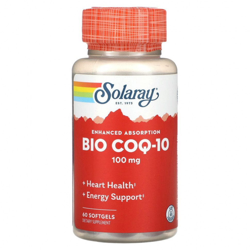   Solaray, Bio COQ-10,  , 100 , 60     -     , -,   