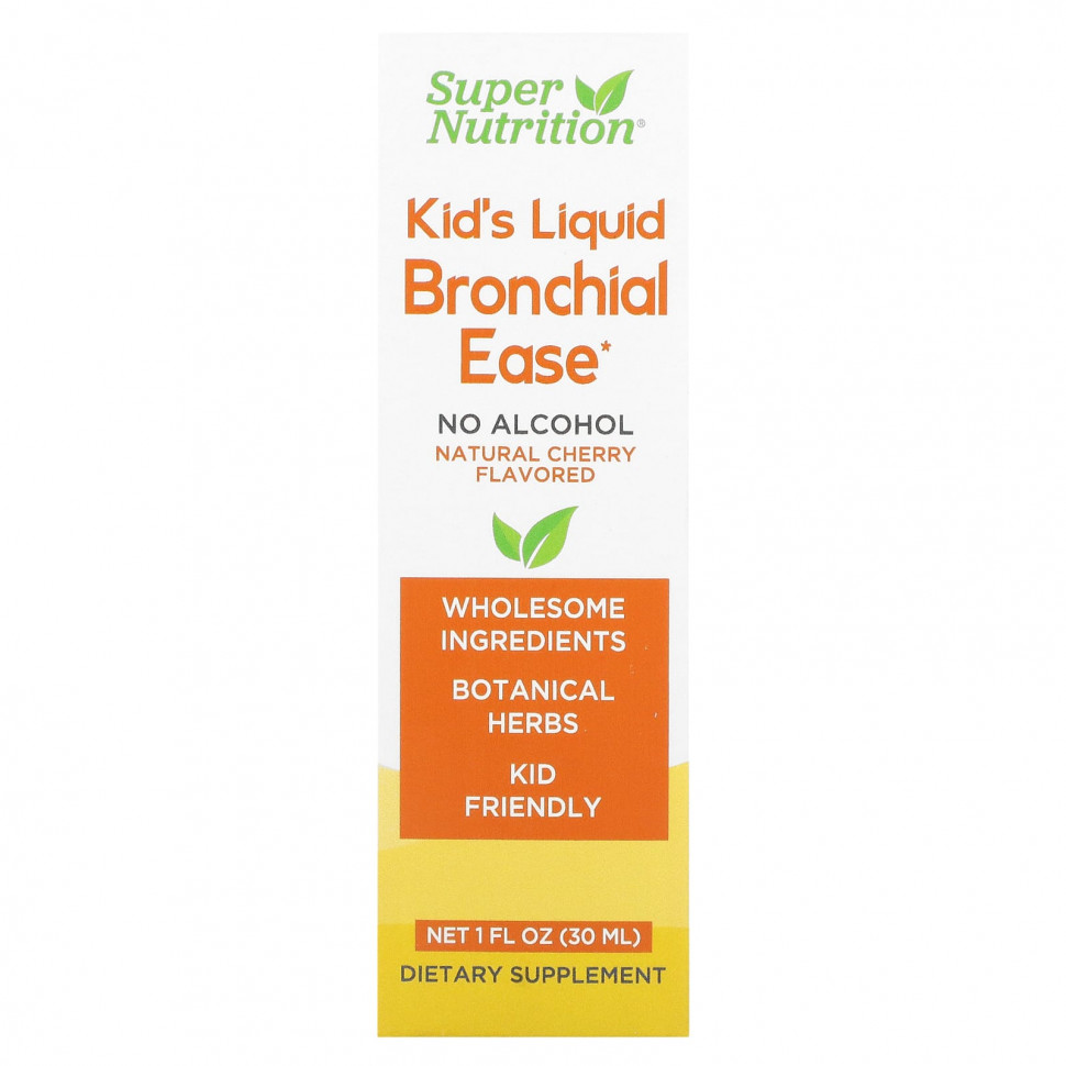   Super Nutrition, Kid's Liquid Bronchial Ease,  , , 30  (1 . )   -     , -  