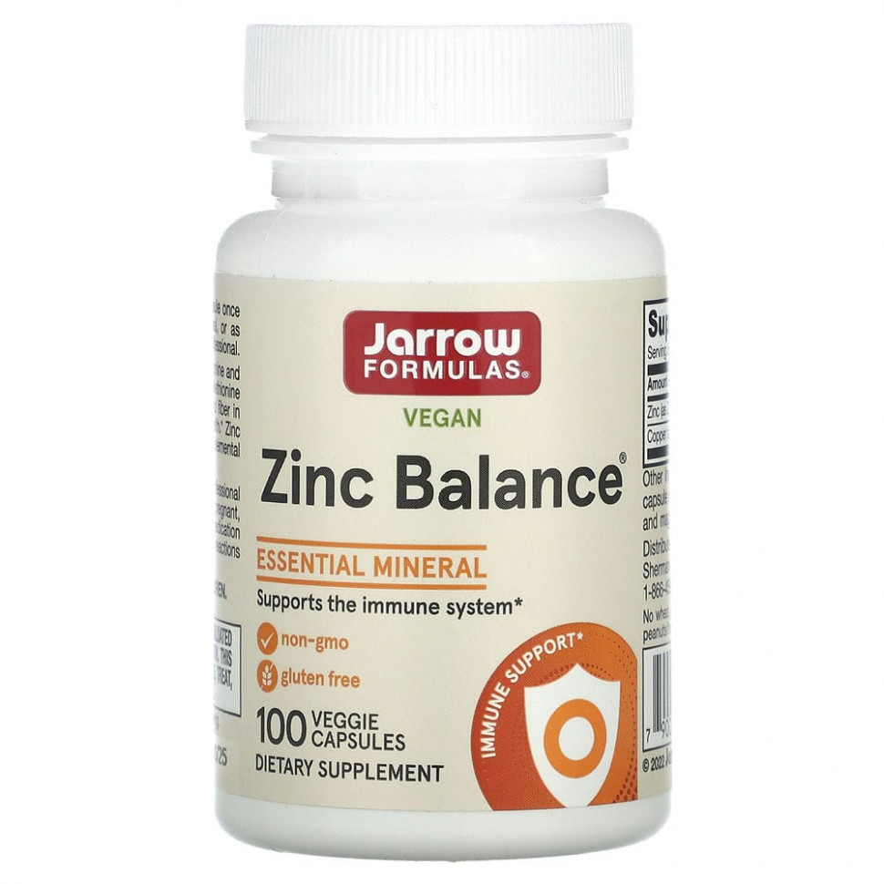   Jarrow Formulas, Zinc Balance, 100     -     , -  