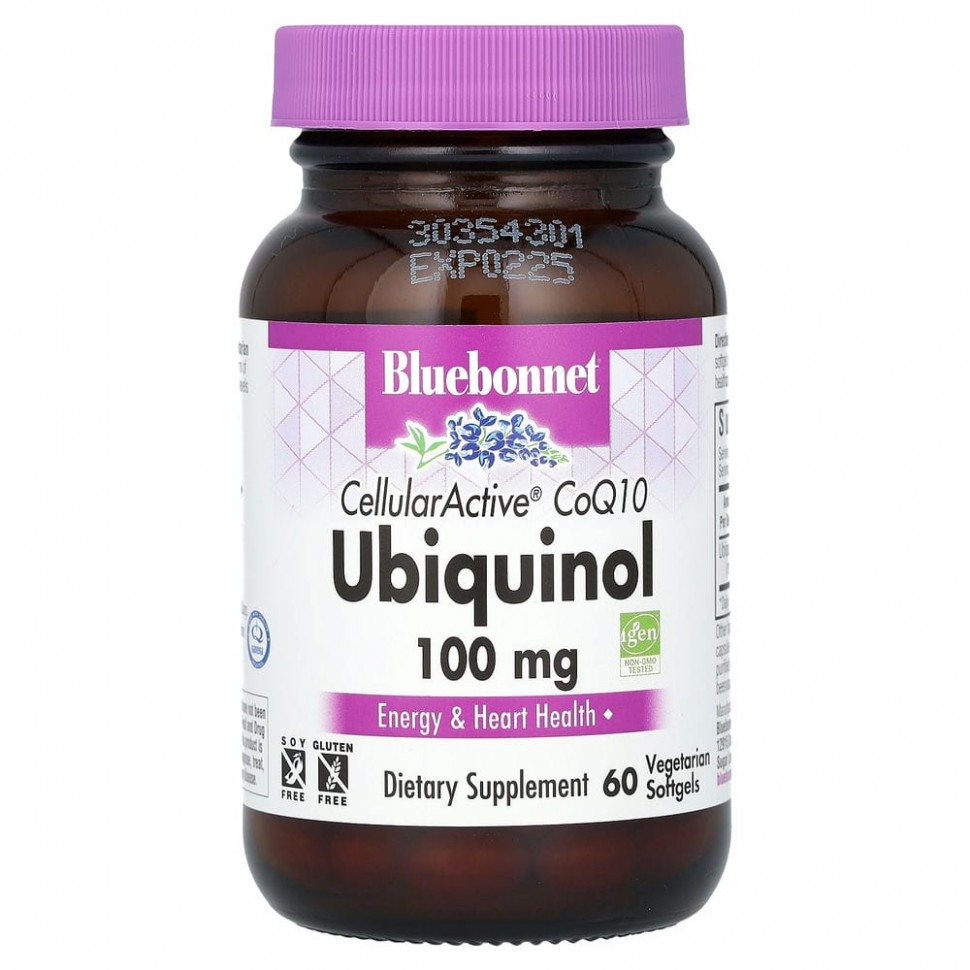   Bluebonnet Nutrition, CellularActive CoQ10, Ubiquinol, 100 , 60     -     , -  