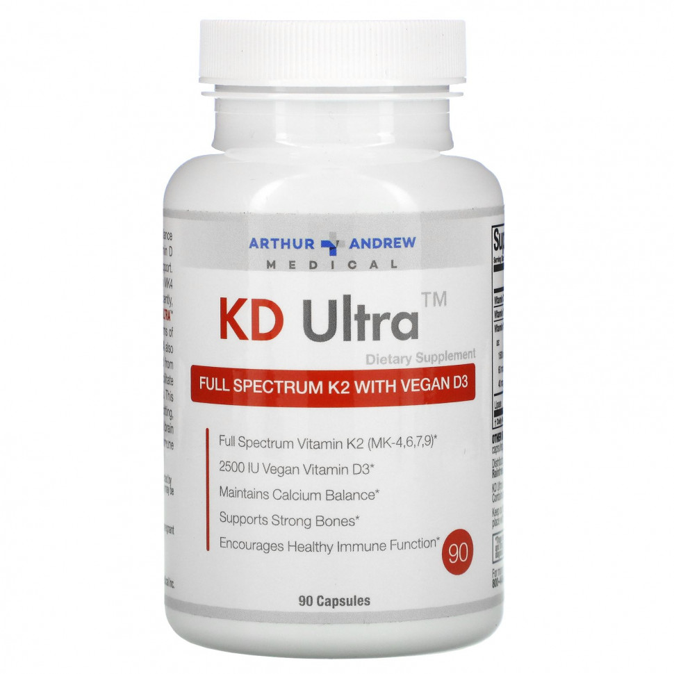   Arthur Andrew Medical, KD Ultra,   K2    D3, 90    -     , -,   